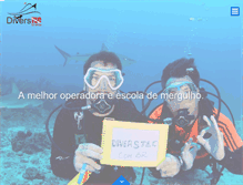 Tablet Screenshot of divers.com.br